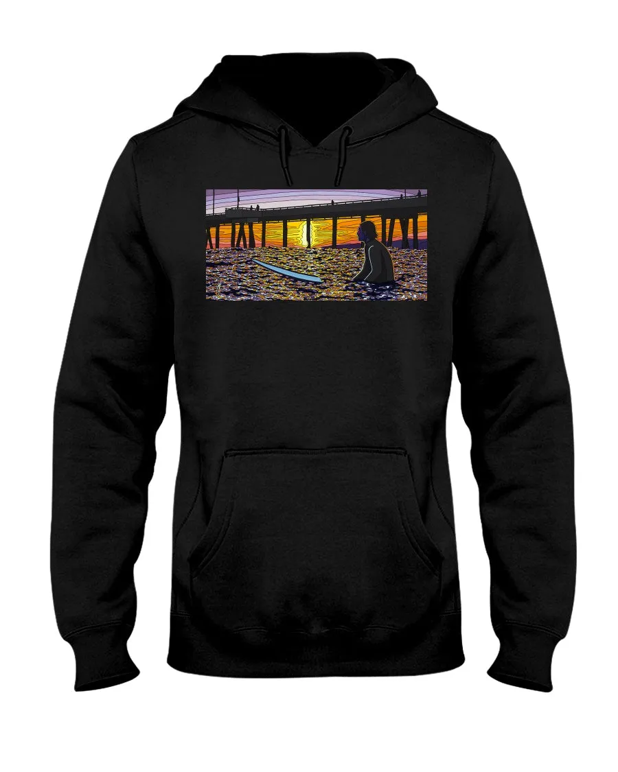 A Surfer's Moment of Zen - Hoodie