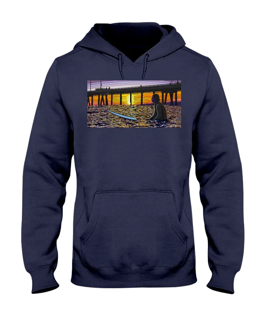 A Surfer's Moment of Zen - Hoodie