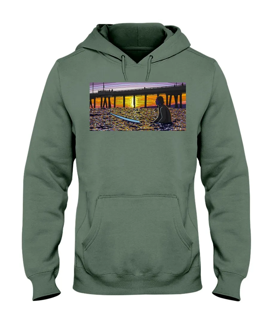 A Surfer's Moment of Zen - Hoodie