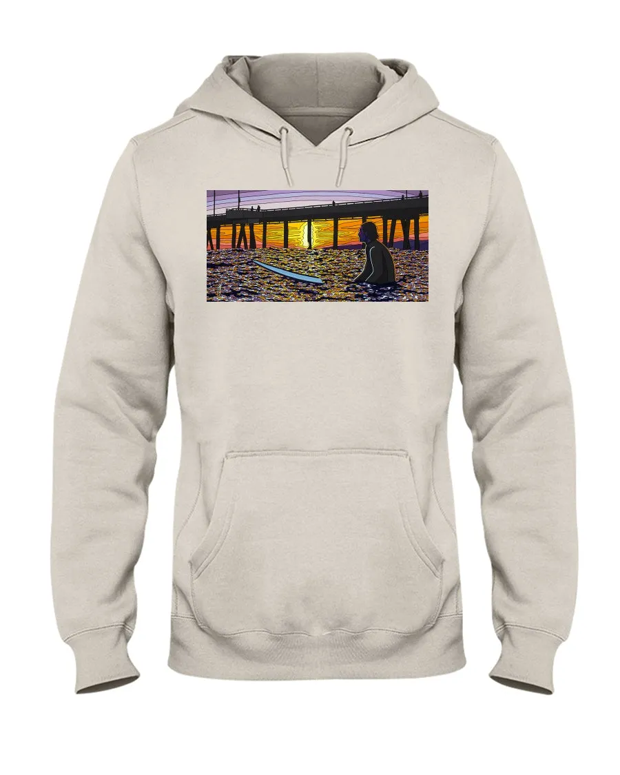 A Surfer's Moment of Zen - Hoodie