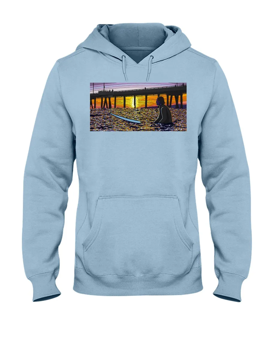 A Surfer's Moment of Zen - Hoodie