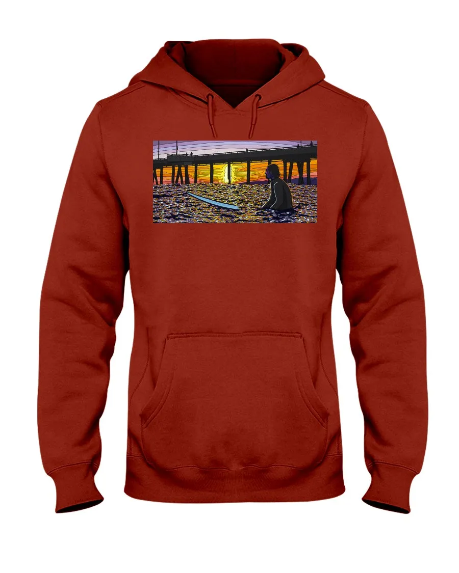 A Surfer's Moment of Zen - Hoodie