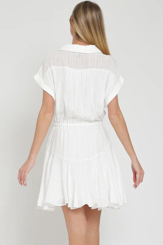 Alejandra Button Down Mini Dress