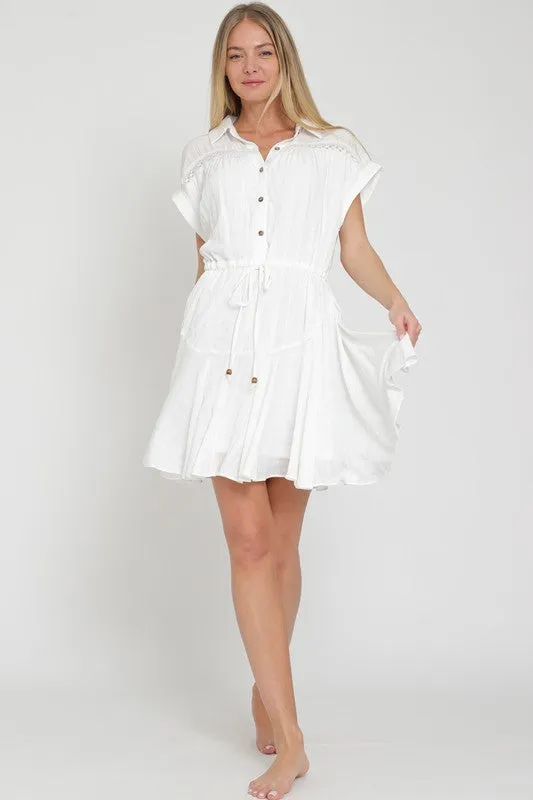Alejandra Button Down Mini Dress