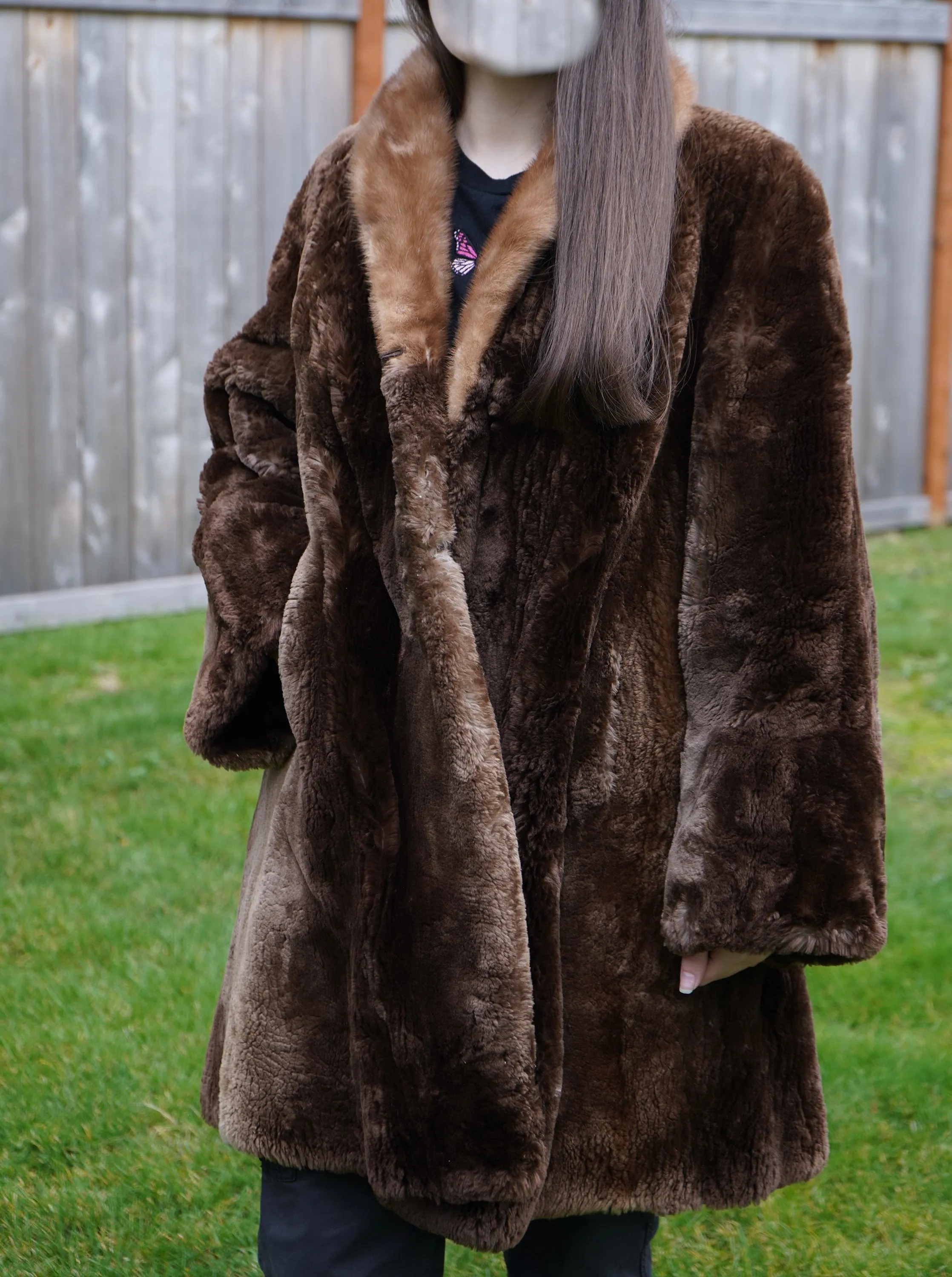 Antique Plymouth Furs FUR Long Coat / Jacket