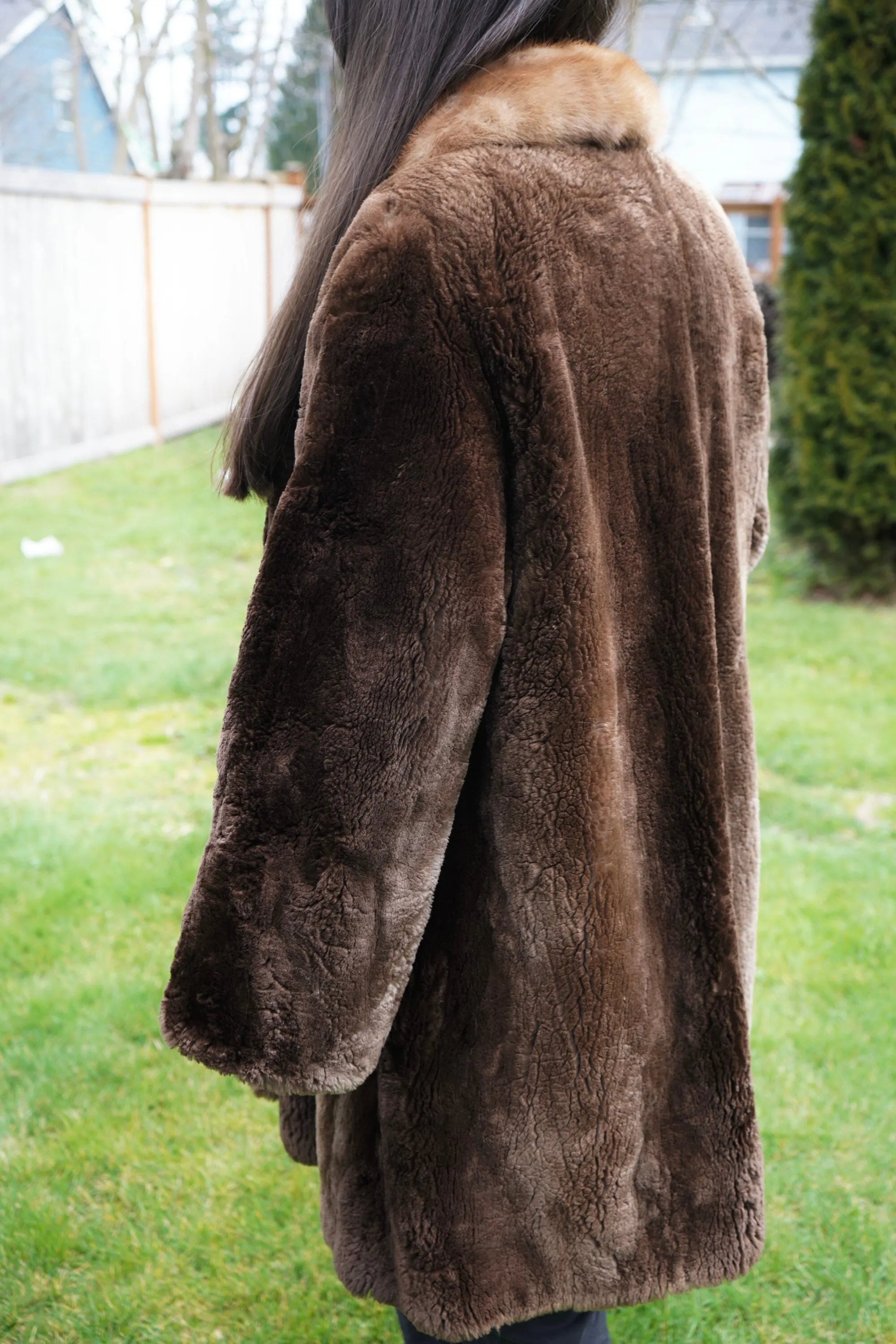 Antique Plymouth Furs FUR Long Coat / Jacket