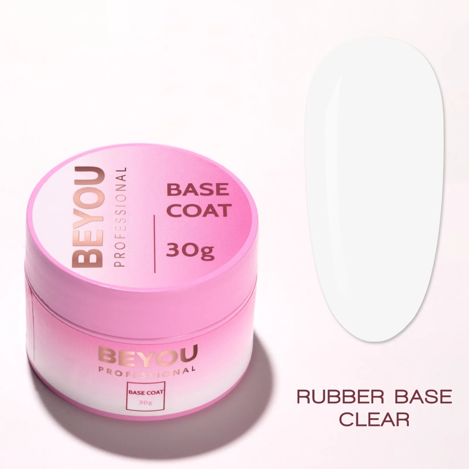 BEYOU Professional Rubber Base Clear 30ml BRBC0430