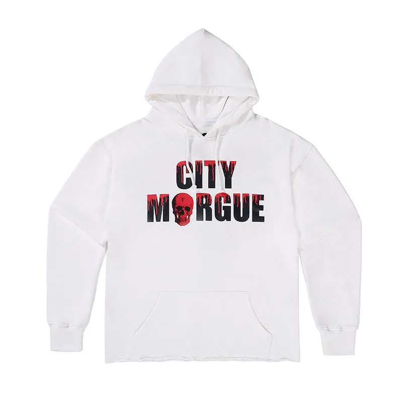 Bone Vlone Hoodie Skull Hip-Hop Street Men and Women Loose Sweater Coat