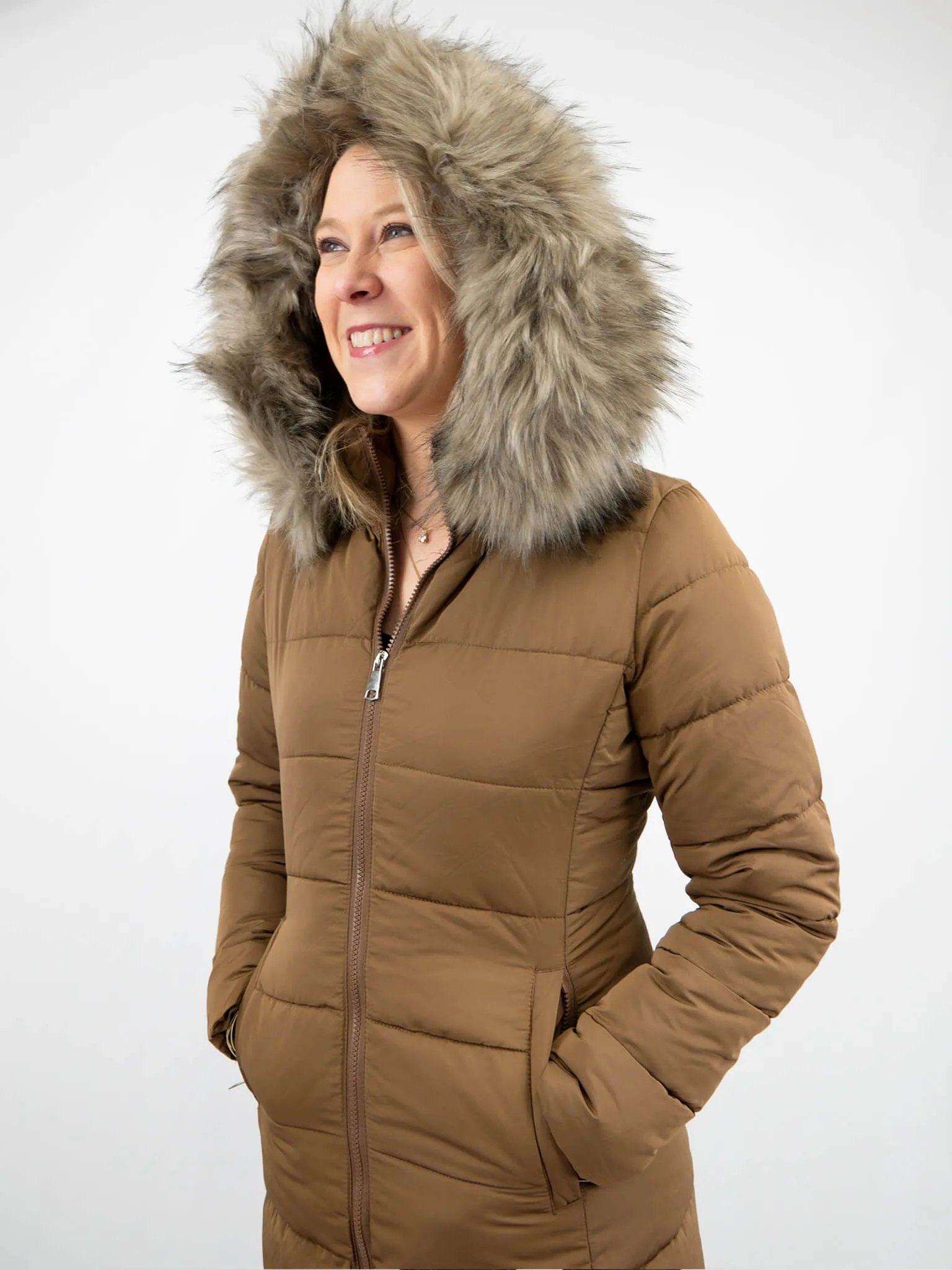 Brown Puffer Coat