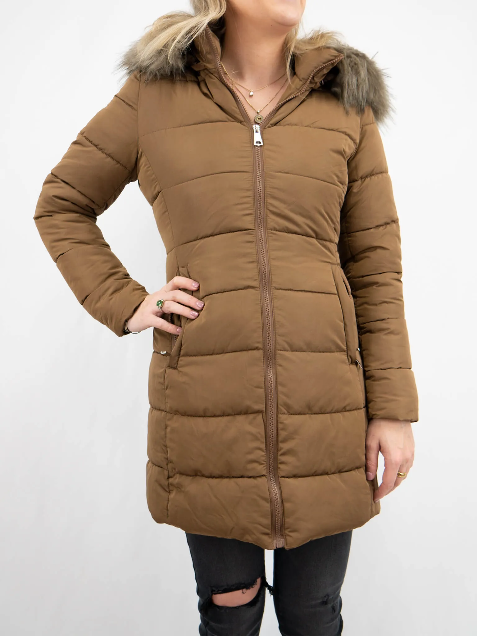 Brown Puffer Coat