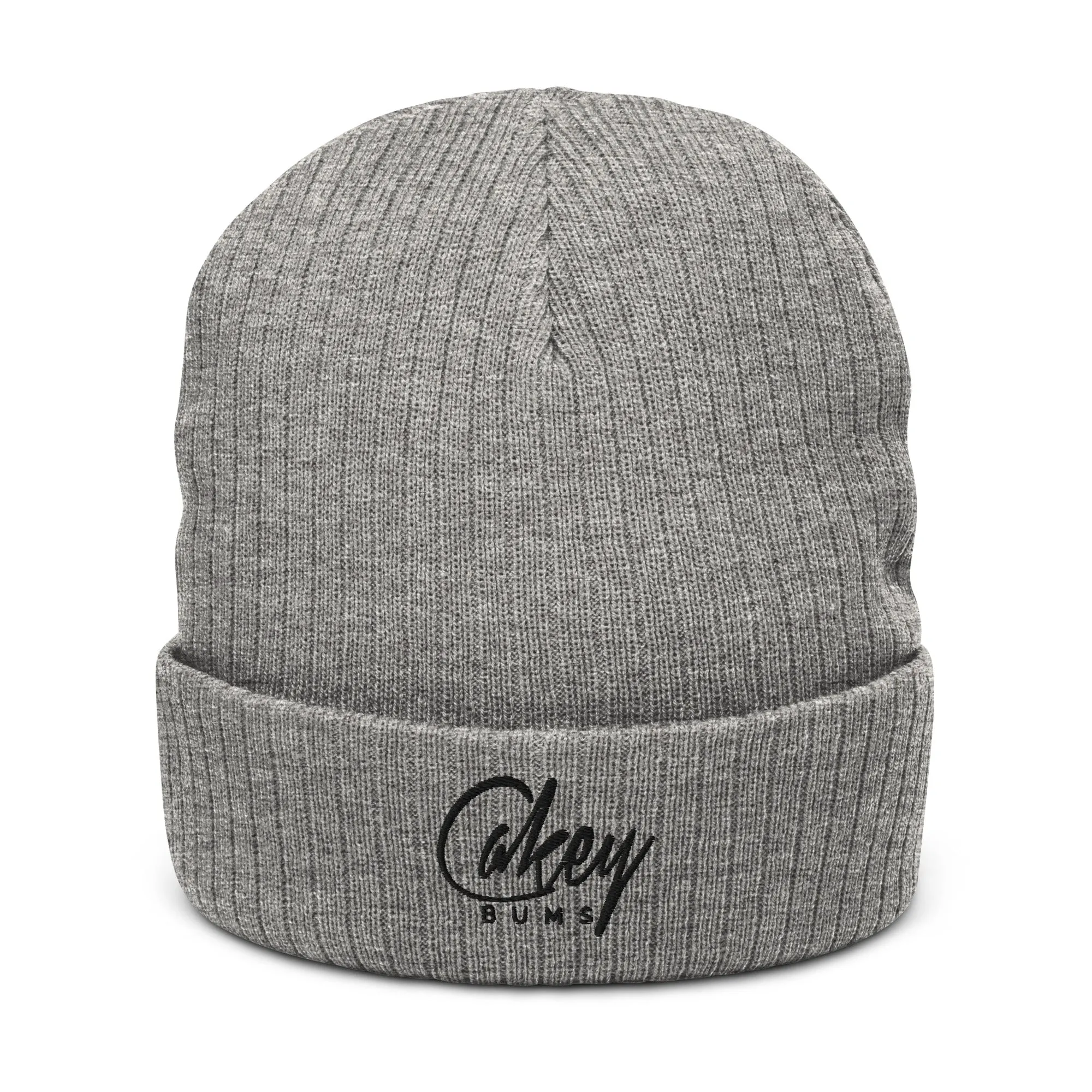 CakeyBums Ribbed knit beanie