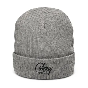 CakeyBums Ribbed knit beanie