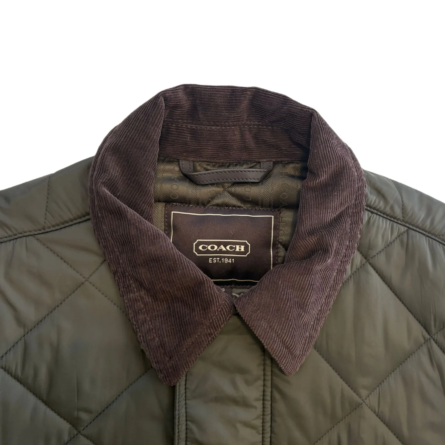 Coach 'Quilted Hacking' Jacket - Men's L