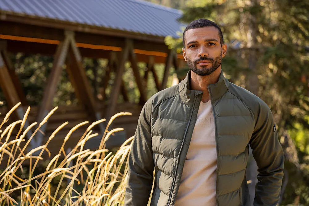 Cutter & Buck Oak Harbor Men's Hybrid Jacket | Quilted Body | 4 Colours | S-4XL