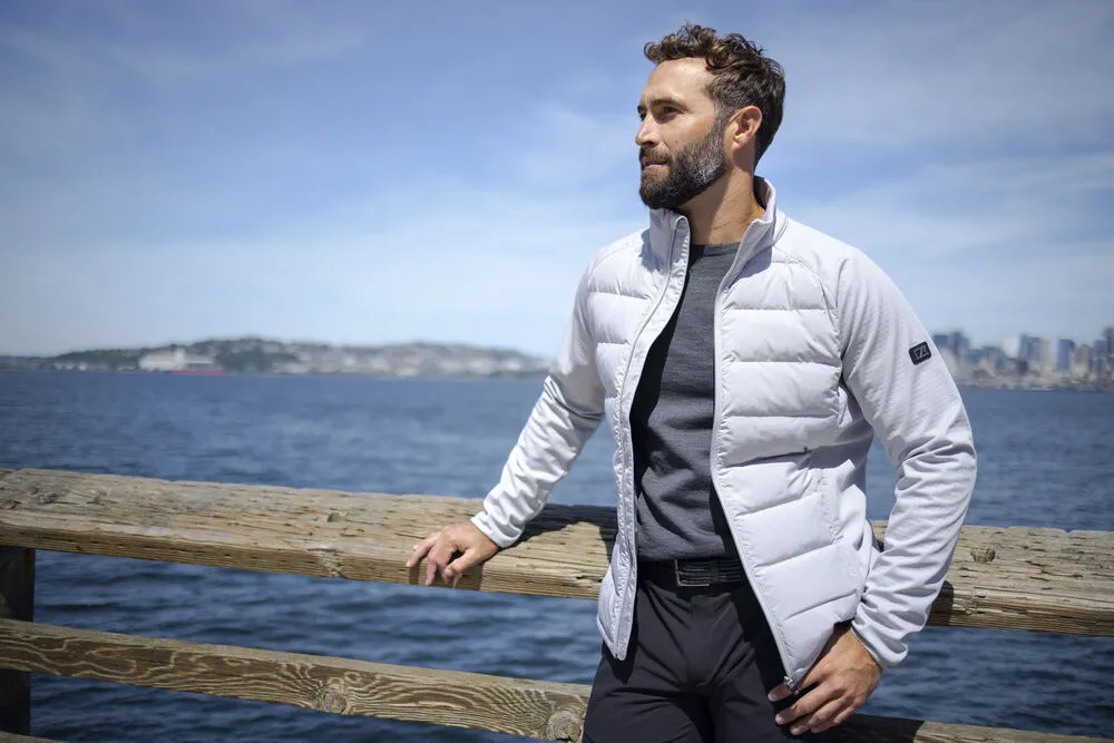 Cutter & Buck Oak Harbor Men's Hybrid Jacket | Quilted Body | 4 Colours | S-4XL