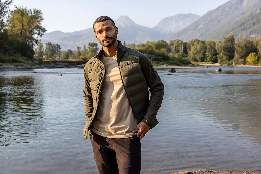 Cutter & Buck Oak Harbor Men's Hybrid Jacket | Quilted Body | 4 Colours | S-4XL