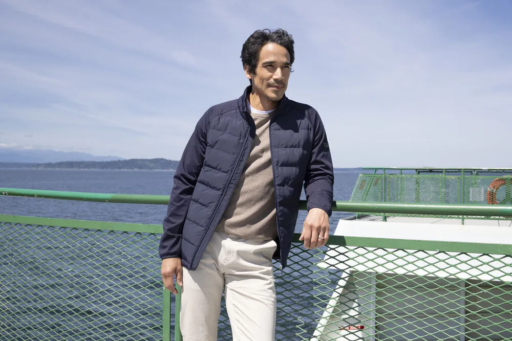 Cutter & Buck Oak Harbor Men's Hybrid Jacket | Quilted Body | 4 Colours | S-4XL