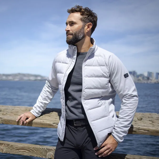 Cutter & Buck Oak Harbor Men's Hybrid Jacket | Quilted Body | 4 Colours | S-4XL