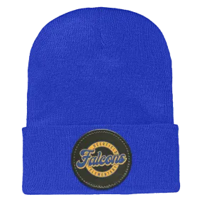 Deerfield STAFF Spirit Wear-1501 Yupoong Adult Cuffed Knit Beanie - Circle Patch
