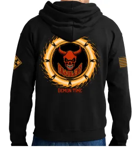 Diablos Black Unisex Hoodie Sweatshirt. This sweatshirt is NOT approved for PT