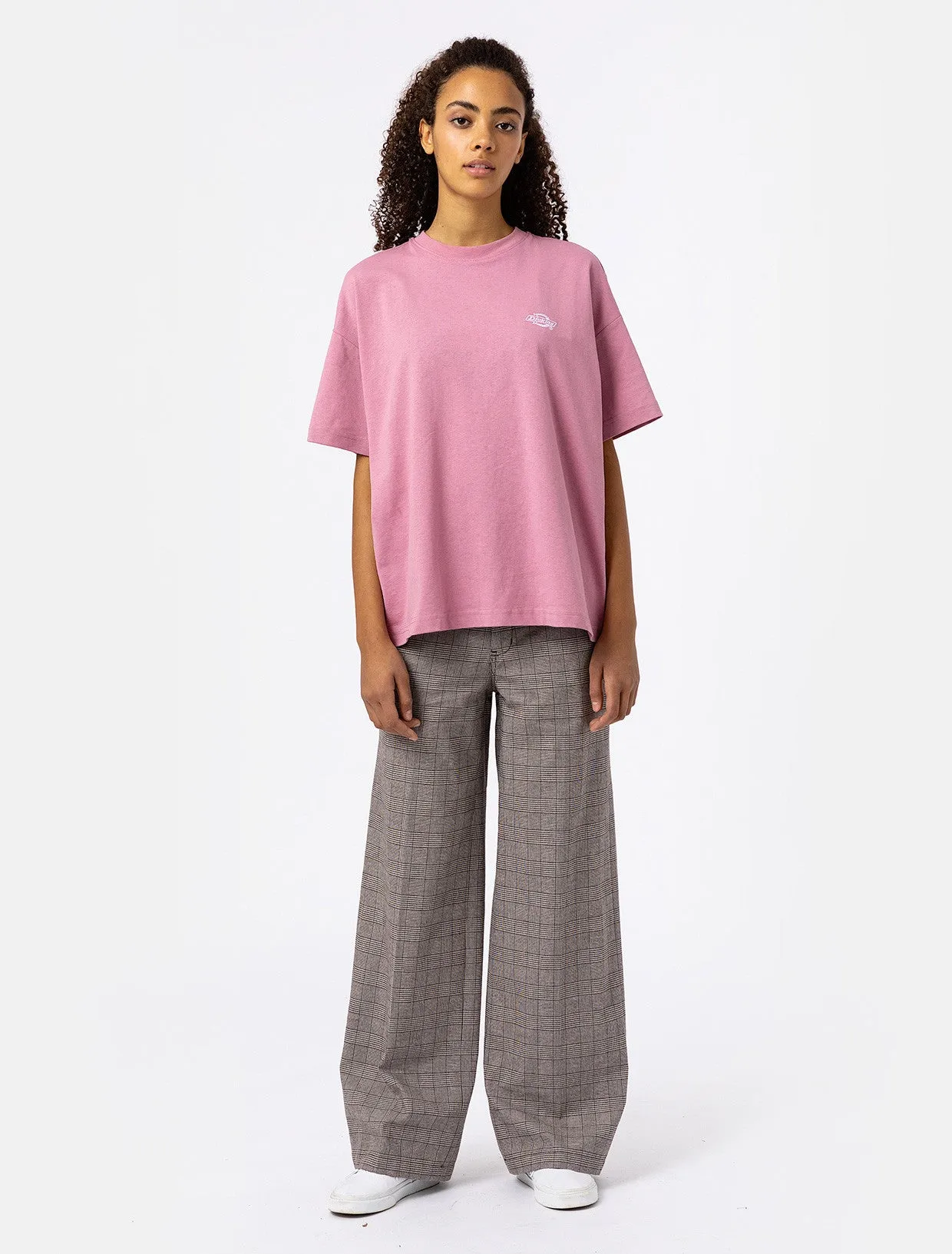 DICKIES WOMENS BAKERHILL PANT BROWN TARTAN
