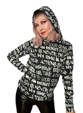 Empowering Graffiti Women's Hoodie