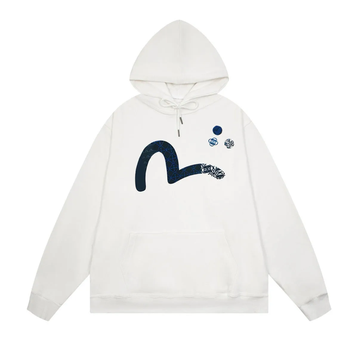 Evisu Hoodie Letter Print Male