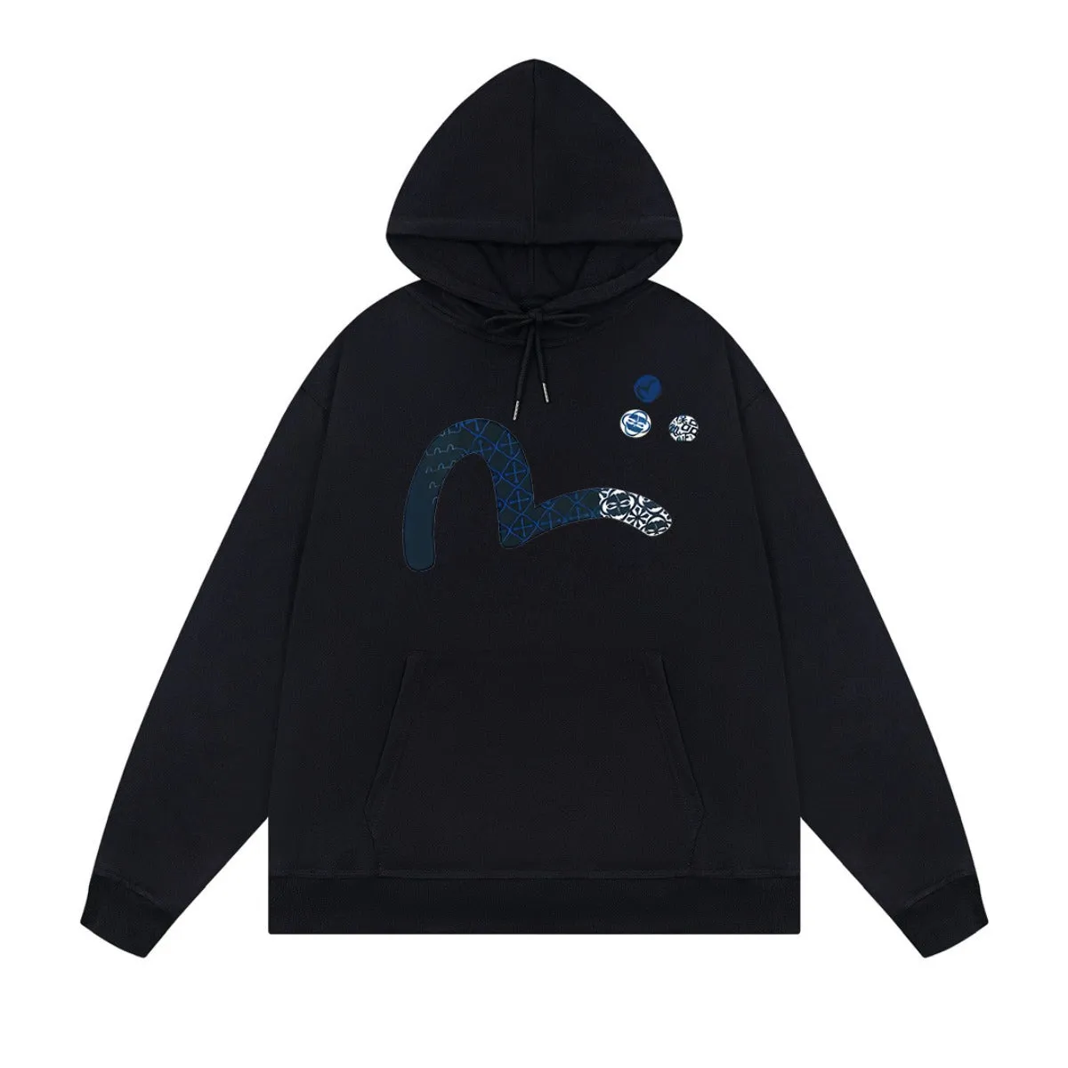 Evisu Hoodie Letter Print Male
