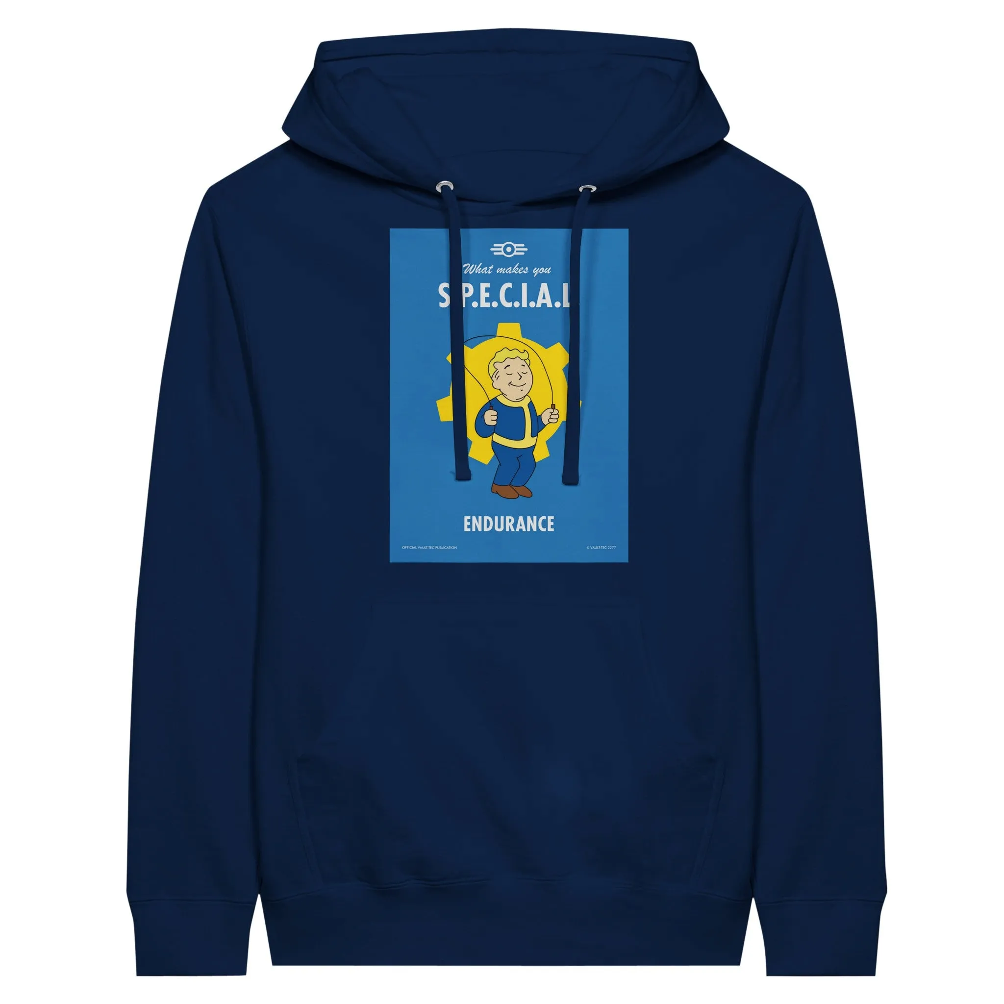 Fallout Hoodie - What Makes You S.P.E.C.I.A.L. Endurance Artwork - Premium Unisex Pullover Hoodie