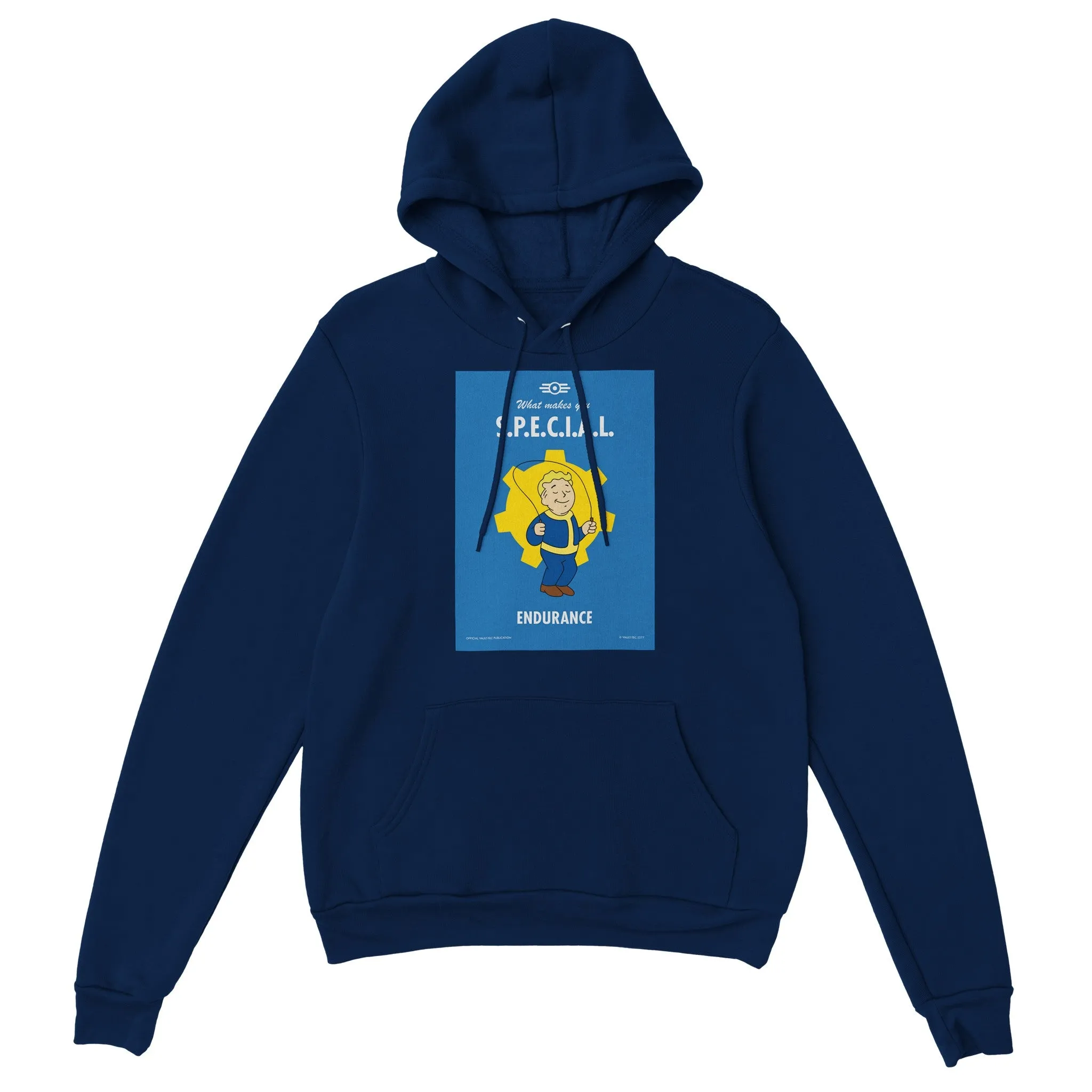 Fallout Hoodie - What Makes You S.P.E.C.I.A.L. Endurance Artwork - Premium Unisex Pullover Hoodie