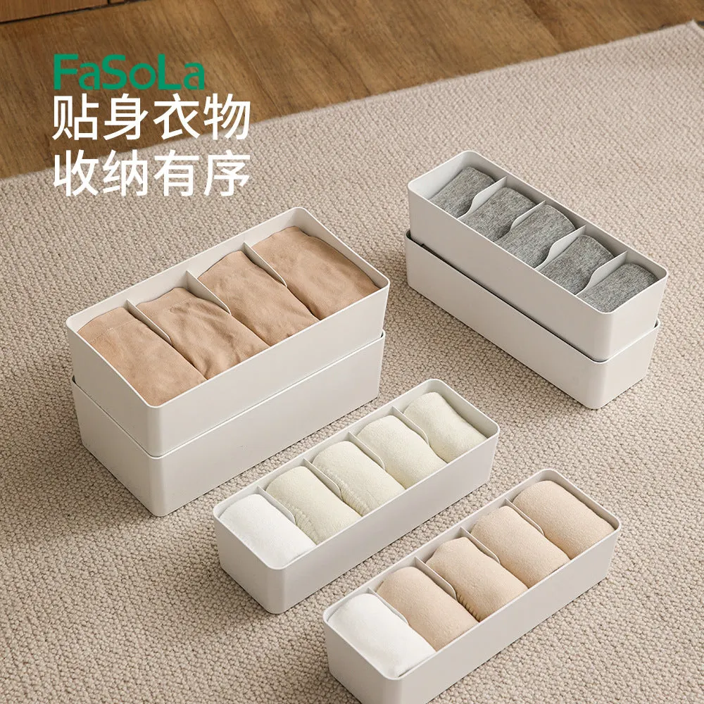 FaSoLa Underwear Storage Box - White