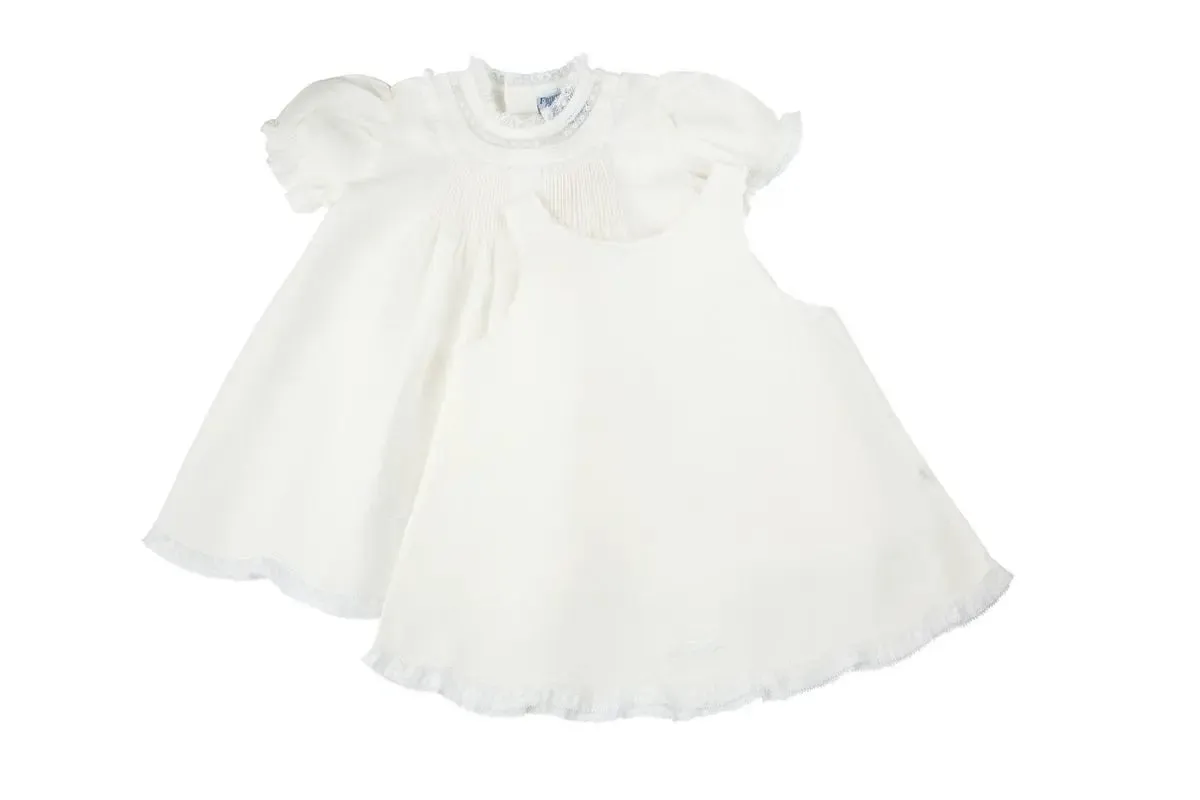 Feltman 1610 - Lace Ruffle Slip Dress