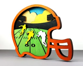 Football Helmet Layer Art
