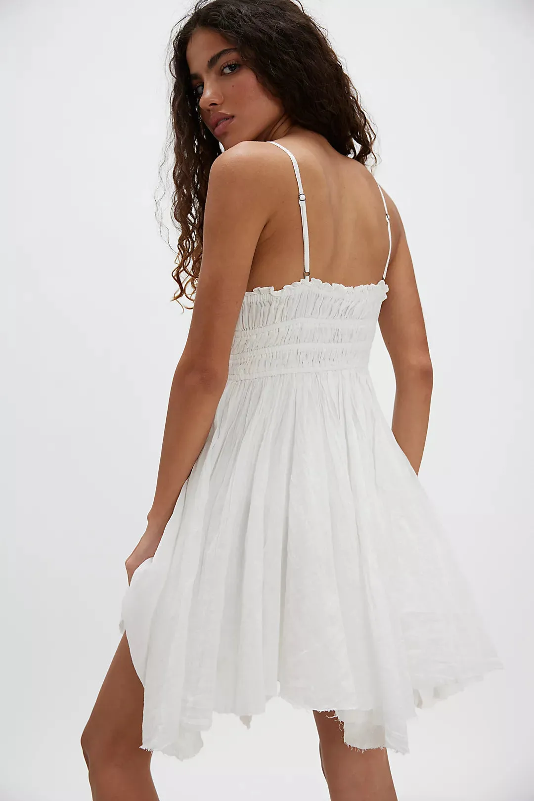 FREE PEOPLE Delia Slip Dress - Ivory