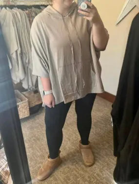 French Terry Poncho