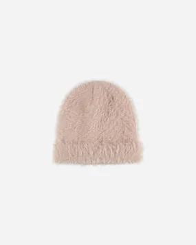 Fuzzy Beanie Blush