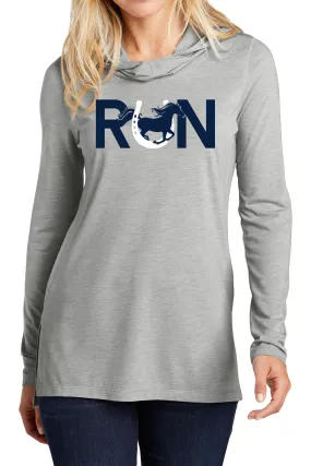 HC - RUN HORSE Unisex Hoodie/ Heather Grey - FINAL SALE