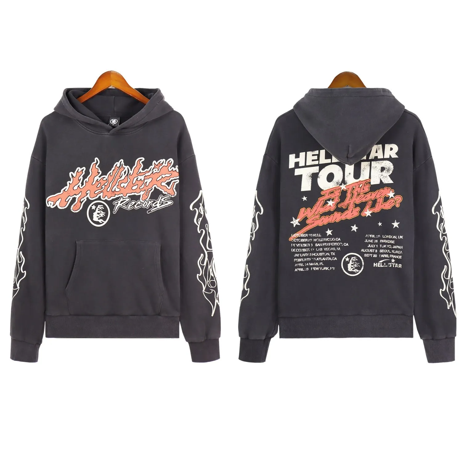 Hellstar Hoodie Vintage Distressed