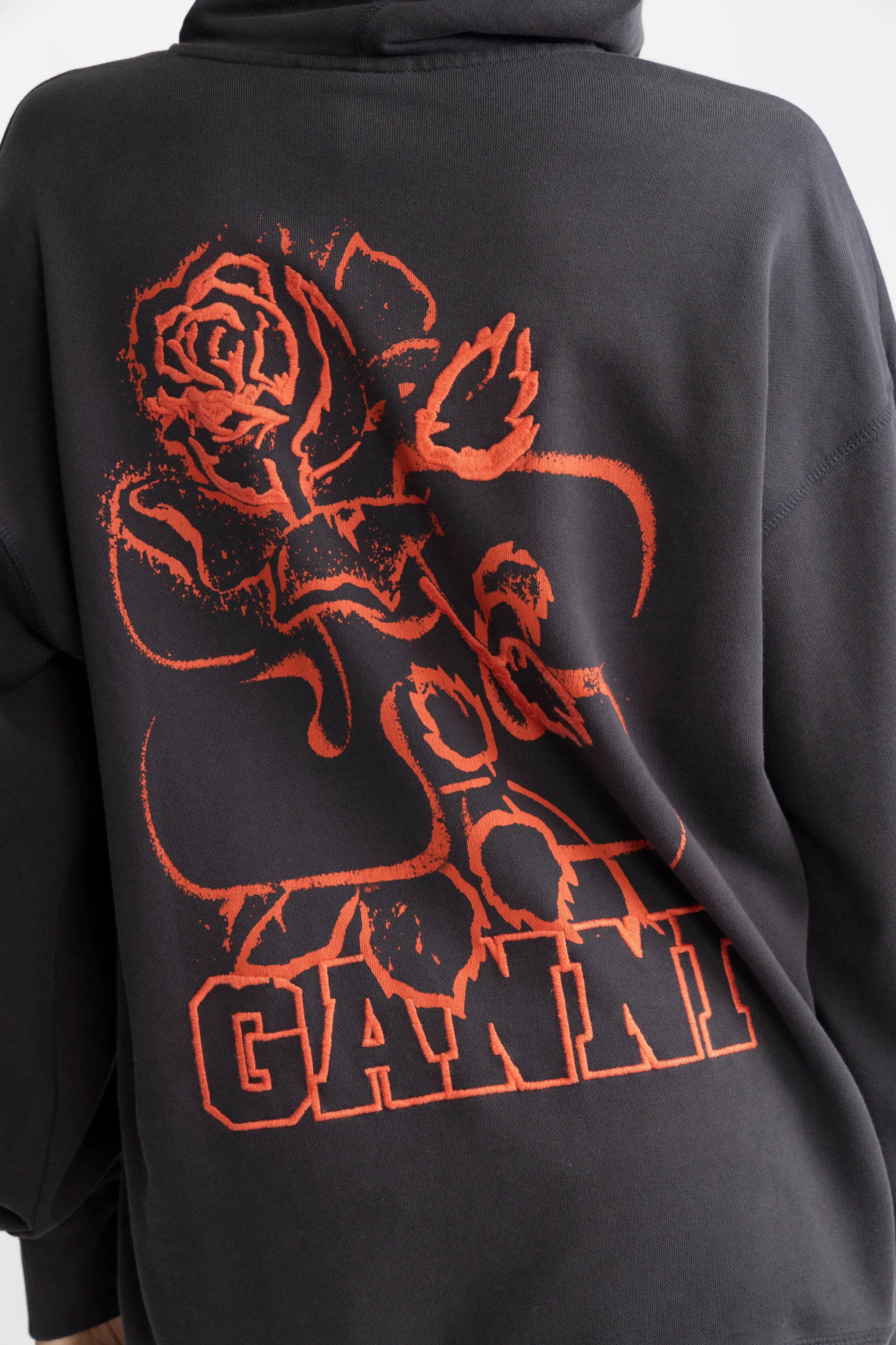 Isoli Rose Oversized Hoodie - Phantom