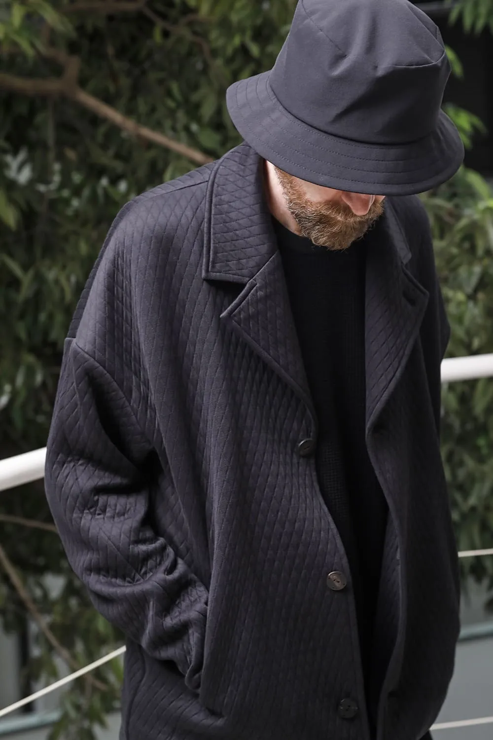Jacket quilted cotton / polyester