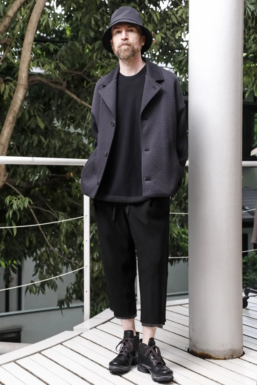 Jacket quilted cotton / polyester
