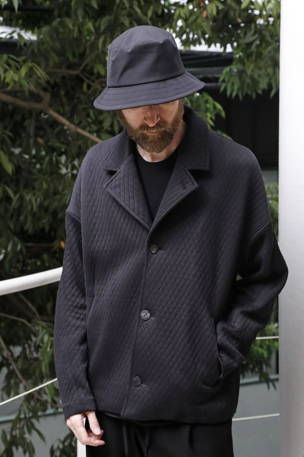 Jacket quilted cotton / polyester