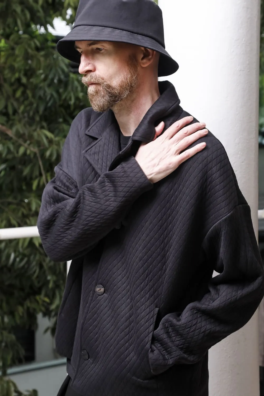 Jacket quilted cotton / polyester