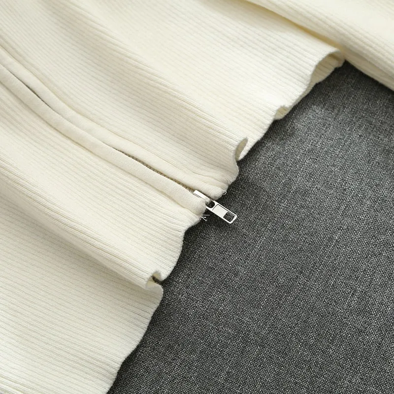 Knitted Cotton Hoodie