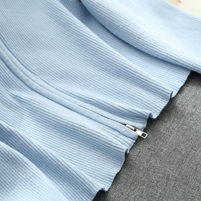 Knitted Cotton Hoodie