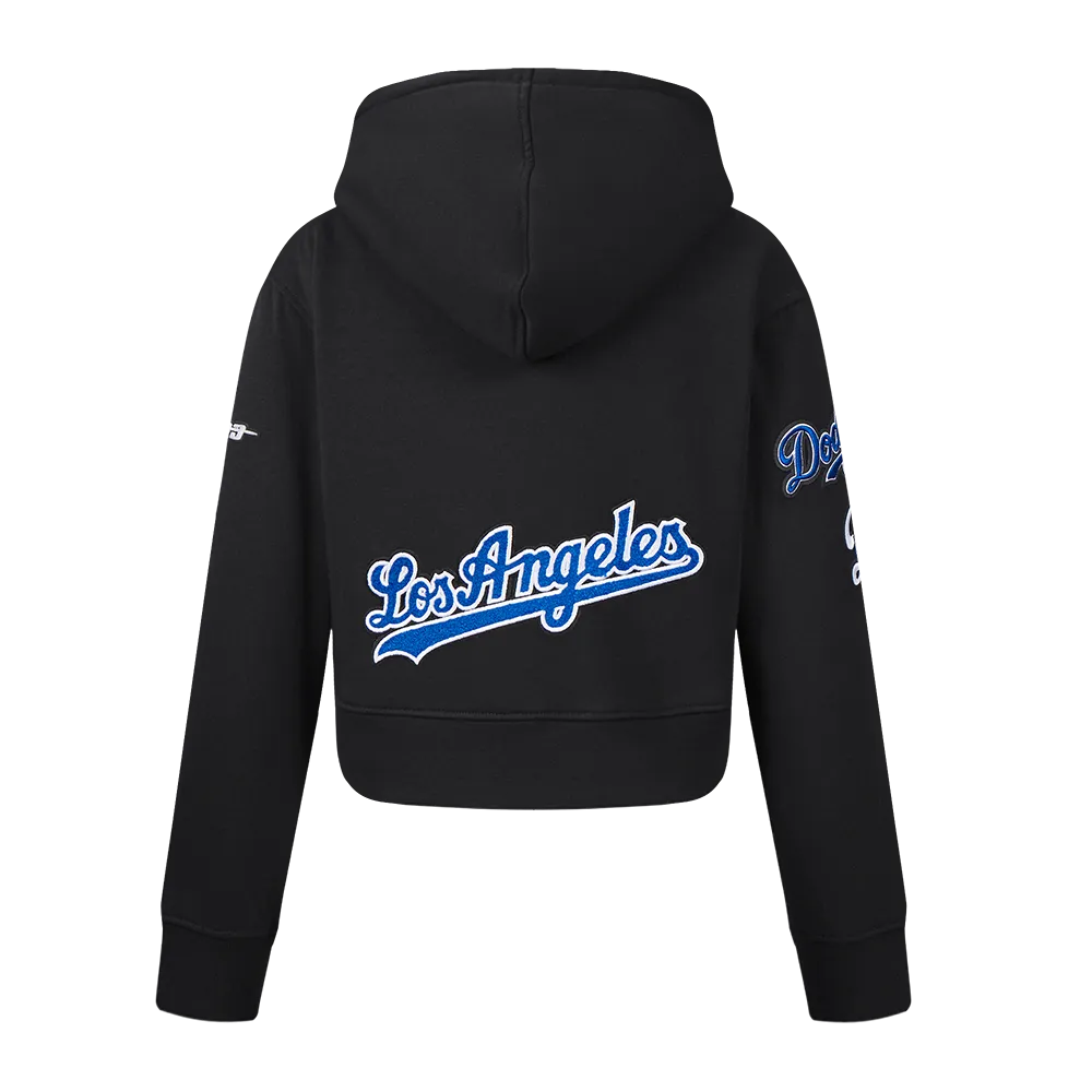LOS ANGELES DODGERS CLASSIC BIG GIRLS FLC PO HOODIE (BLACK)