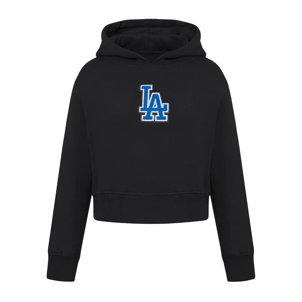 LOS ANGELES DODGERS CLASSIC BIG GIRLS FLC PO HOODIE (BLACK)