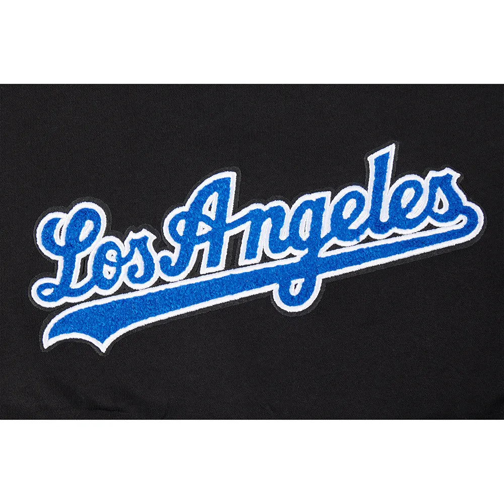 LOS ANGELES DODGERS CLASSIC BIG GIRLS FLC PO HOODIE (BLACK)