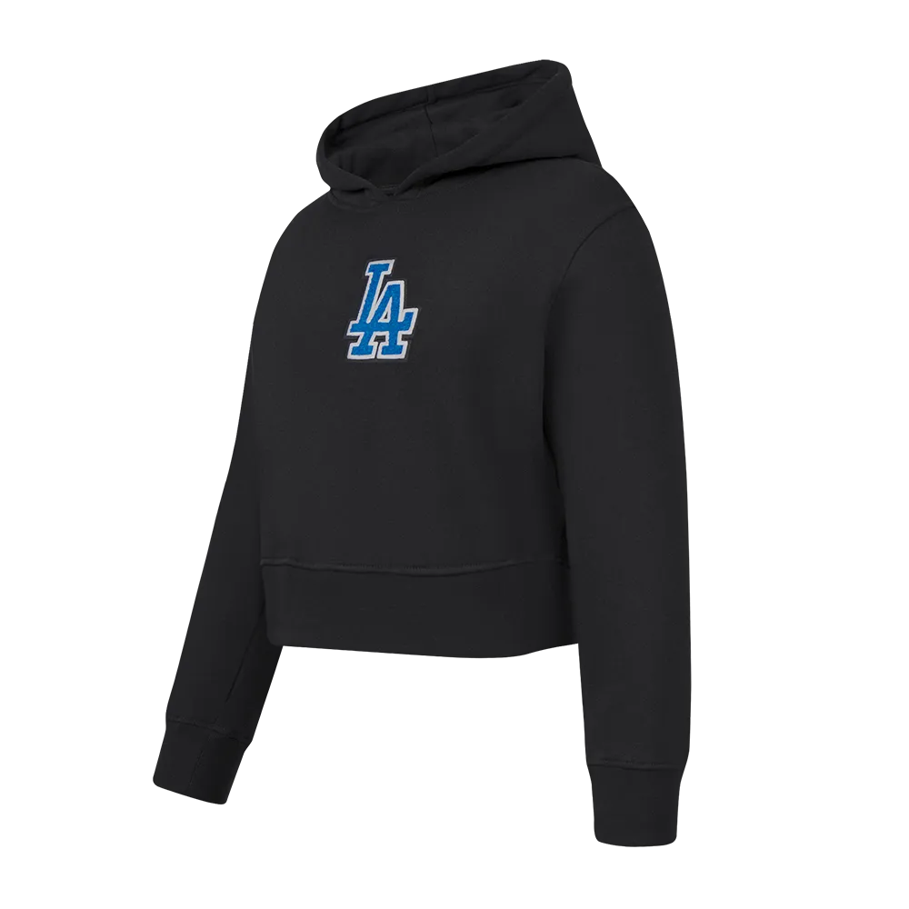 LOS ANGELES DODGERS CLASSIC BIG GIRLS FLC PO HOODIE (BLACK)