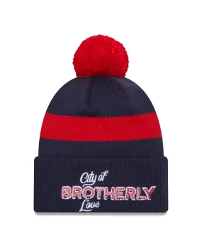 New Era NBA Men's Philadelphia 76ers City Edition Cuffed Knit Beanie OSFM